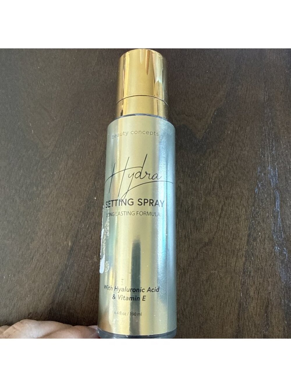 Beauty Concepts Hydrate Setting Spray With Hyaluronic Acid & Vitamin E 6.7 fl oz